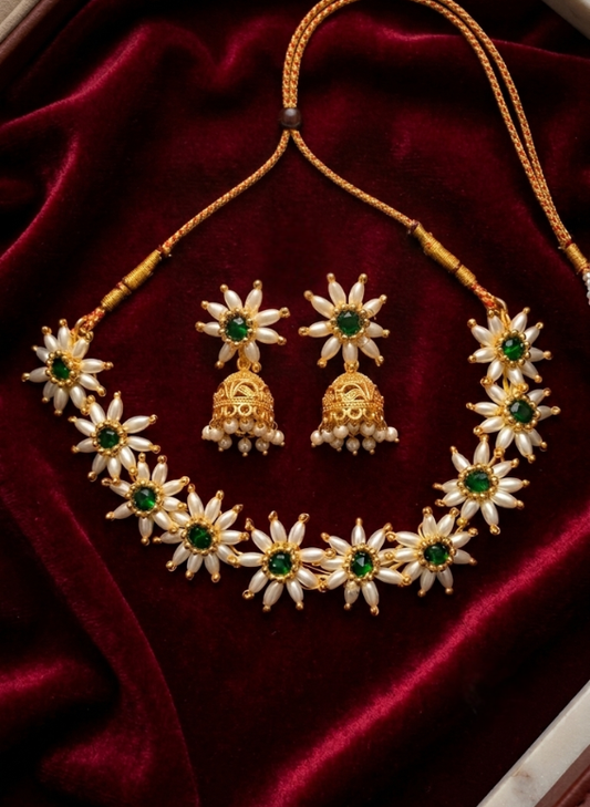 Prajakta Choker with Earrings